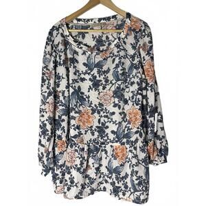 Loft Plus Floral Blouse - Size 20
